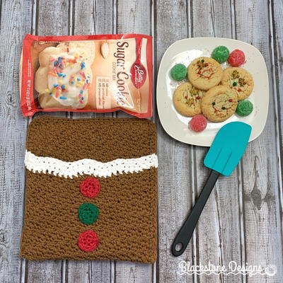 Gingerbread Belly Pot Holder