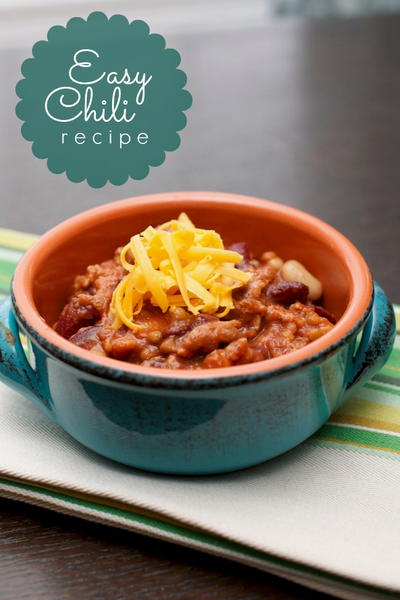 Easy Chili Recipe Easy Chili Recipe