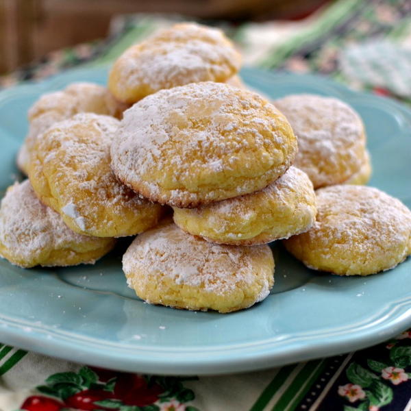 Lemon Gooey Butter Cookies Lemon Gooey Butter Cookies