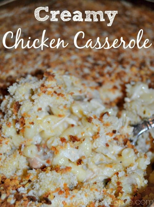 Creamy Chicken Casserole Creamy Chicken Casserole