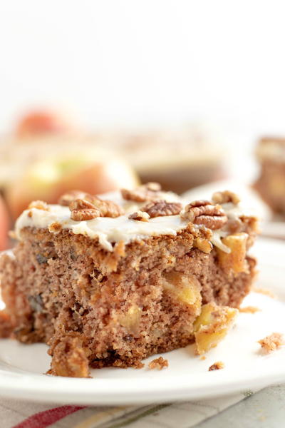 Chunky Apple Cake with Browned Butter Frosting Chunky Apple Cake with Browned Butter Frosting