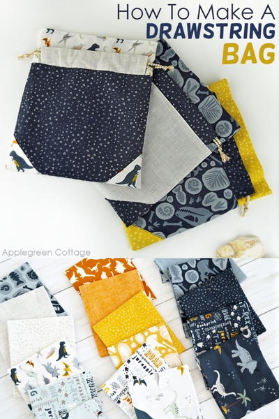 Make The Cutest Drawstring Bag Make The Cutest Drawstring Bag