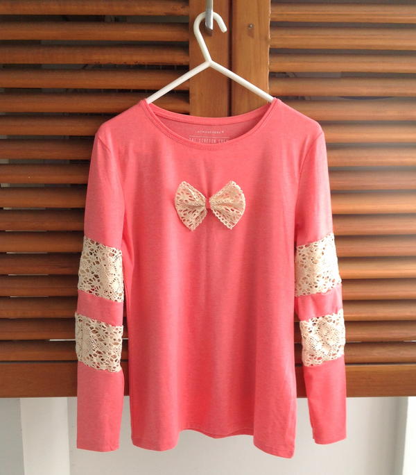 Girly T-Shirt Refashion Girly T-Shirt Refashion