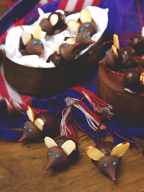 Chocolate Covered Cherry Mice