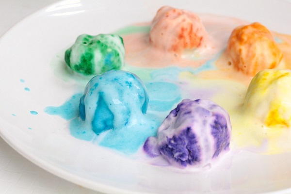 Melting Rainbow Science Experiment Melting Rainbow Science Experiment