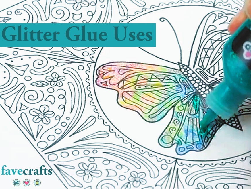 Glitter Glue Uses Favecrafts Com