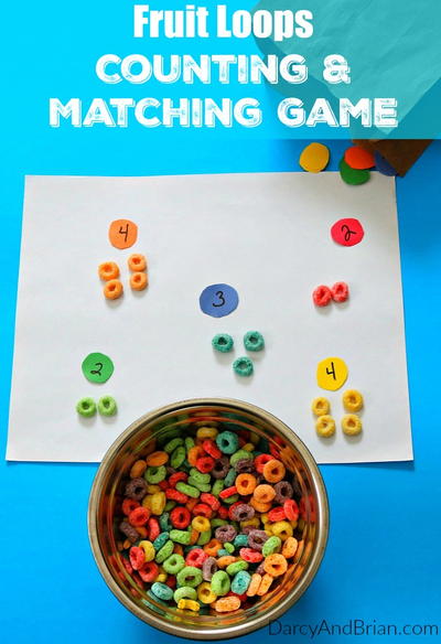 Fruit Loops Counting and Matching Game Fruit Loops Counting and Matching Game