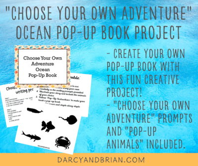 Ocean DIY Pop Up Book for Kids