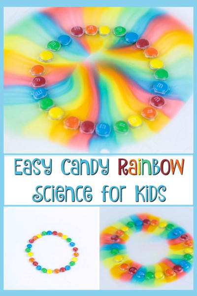 MM Rainbow Science Experiment for Kids M&M Rainbow Science Experiment for Kids
