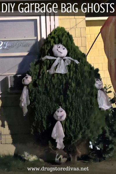 DIY Garbage Bag Ghosts DIY Garbage Bag Ghosts
