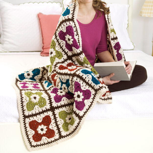 Floral Motif Afghan Floral Motif Afghan