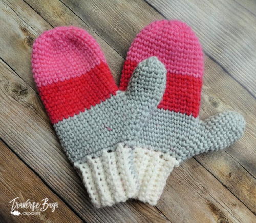 Color Block Mittens Color Block Mittens