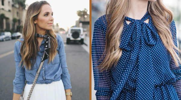 Image shows Merrick on the left and the Bow Collar Dress on the right. Image shows Merrick on the left and the Bow Collar Dress on the right.