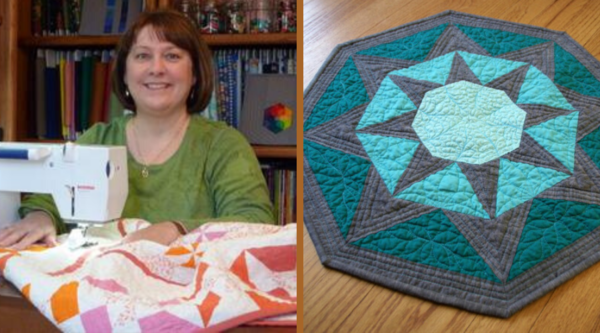 Image shows Lori on the left and the Stardrop Table Topper on the right. Image shows Lori on the left and the Stardrop Table Topper on the right.