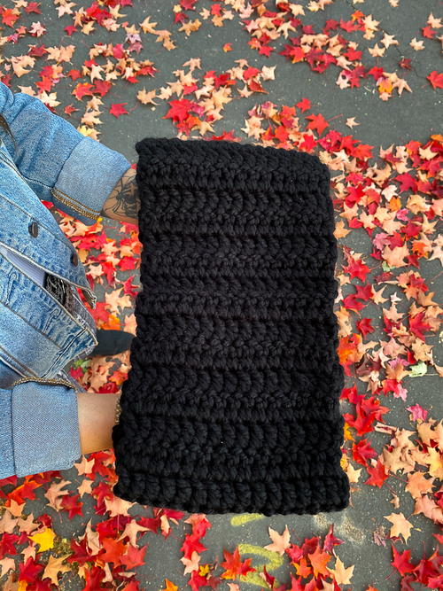 Simple Chunky Crochet Scarf Simple Chunky Crochet Scarf