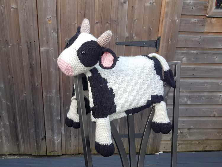 cow baby blanket