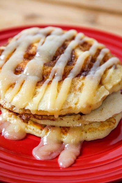 Cinnamon Roll Pancakes Cinnamon Roll Pancakes