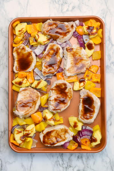 Polynesian Sheet Pan Pork Chops Polynesian Sheet Pan Pork Chops