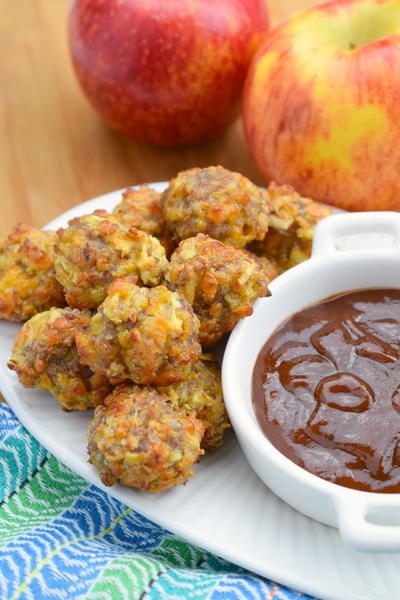 Savory Apple Sausage Balls Savory Apple Sausage Balls