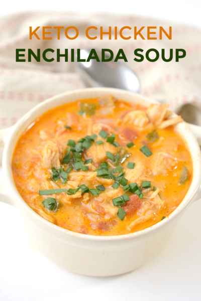 Keto Chicken Enchilada Soup Keto Chicken Enchilada Soup
