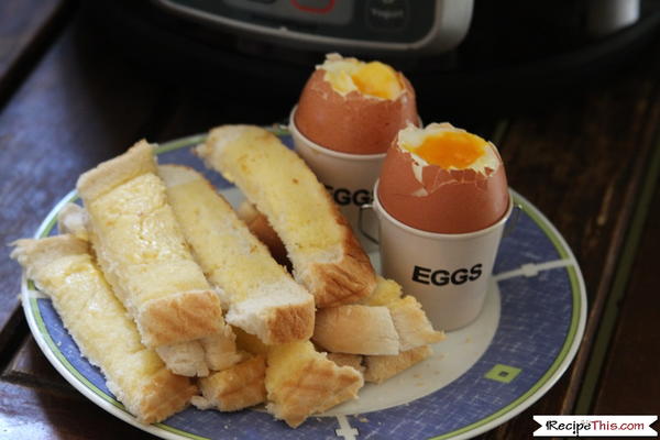 Instant Pot Soft Boiled Eggs With Soldiers Instant Pot Soft Boiled Eggs With Soldiers
