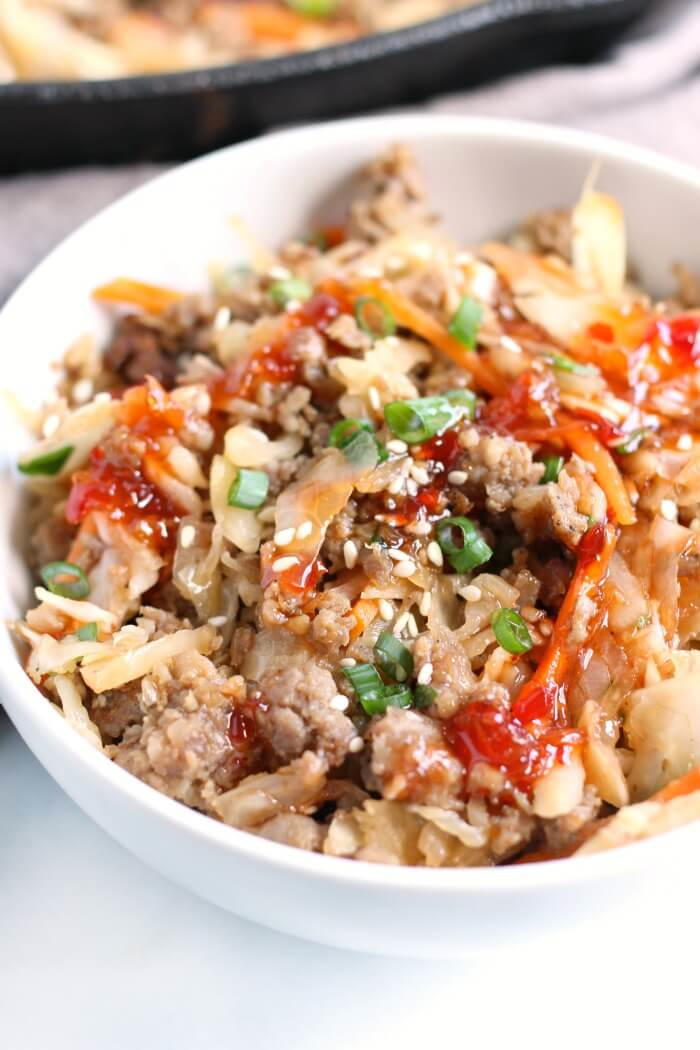 Egg Roll In A Bowl | FaveHealthyRecipes.com