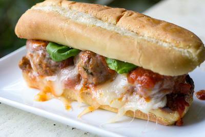 Homemade Meatball Subs Homemade Meatball Subs