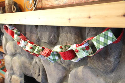 Fabric Chain Link Garland Fabric Chain Link Garland