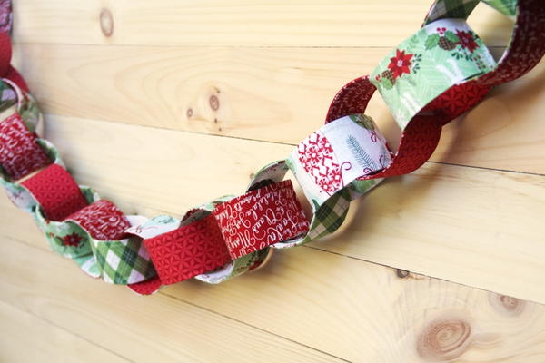 Fabric Chain Link Garland Fabric Chain Link Garland