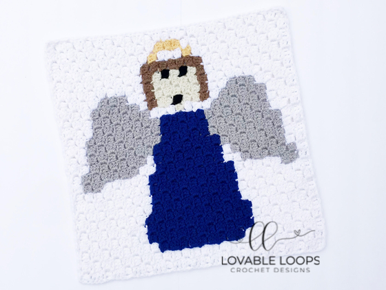 Christmas Angel Square Christmas Angel Square