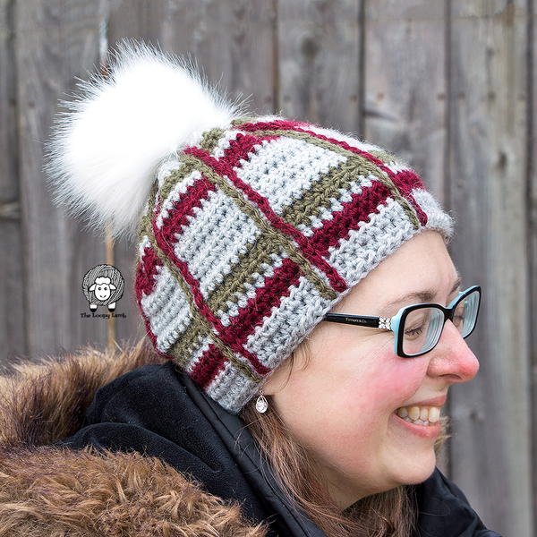 Crochet Tartan Beanie Crochet Tartan Beanie