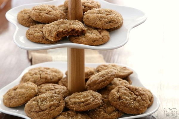 Pumpkin Gingersnap Cookies Pumpkin Gingersnap Cookies