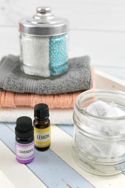 Homemade Fabric Softener Sheets With Essential Oils Homemade Fabric Softener Sheets With Essential Oils