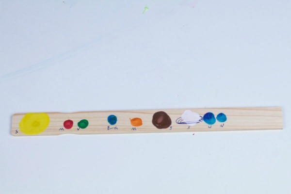 Solar System Finger Paint Craft Solar System Finger Paint Craft
