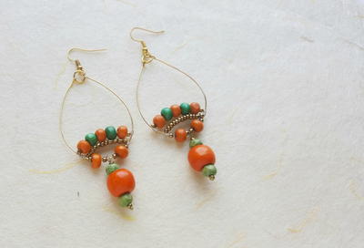 Handmade Modern Jewelry Teardrop Earrings Handmade Modern Jewelry: Teardrop Earrings