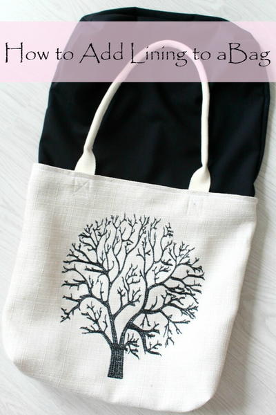 SEWING LINING INTO A BAG SEWING LINING INTO A BAG