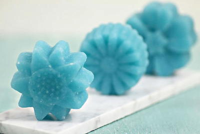 DIY Flower Sugar Scrub Cubes