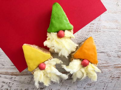 Gnome Rice Krispie Treat Snacks