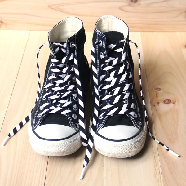 DIY Fabric Shoelaces DIY Fabric Shoelaces