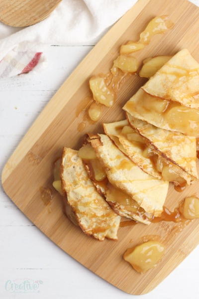 Caramel Apple Crepes Caramel Apple Crepes