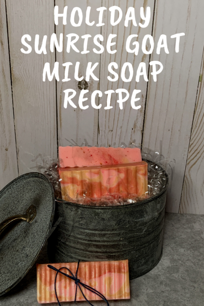 Holiday Sunrise Goat Milk Soap Holiday Sunrise Goat Milk Soap