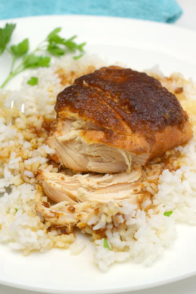 Slow Cooker Applesauce BBQ Chicken Slow Cooker Applesauce BBQ Chicken