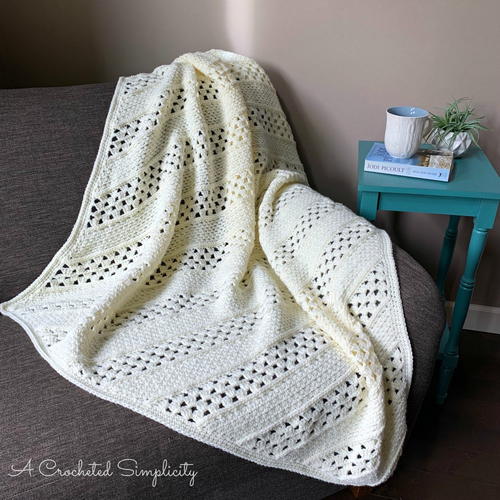 On the Bias Square Afghan On the Bias Square Afghan