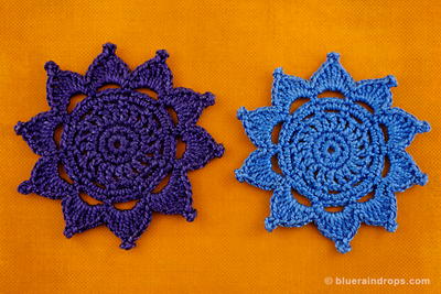 Winter Sun Crochet Ornaments