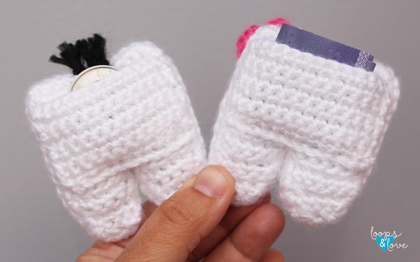 Crochet Tooth Fairy Pouch Crochet Tooth Fairy Pouch