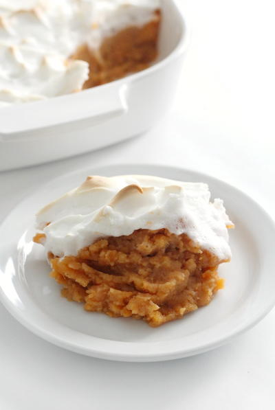 Vegan Sweet Potato Casserole with Marshmallow Gluten-Free Allergy-Free Vegan Sweet Potato Casserole with Marshmallow (Gluten-Free, Allergy-Free)