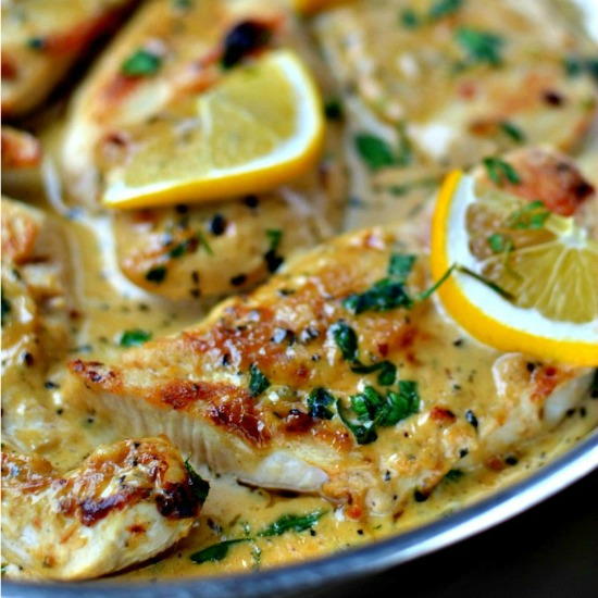 Creamy Lemon Basil Chicken Creamy Lemon Basil Chicken