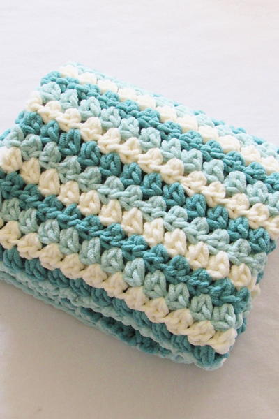 Mock Granny Stripe Blanket Mock Granny Stripe Blanket