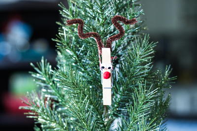Clothespin Reindeer Ornament Clothespin Reindeer Ornament