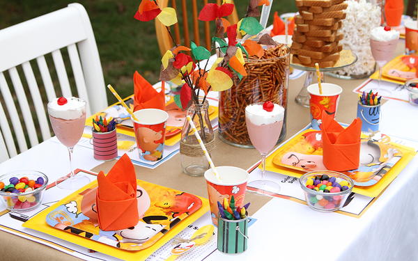 Peanuts Themed Thanksgiving Party Peanuts Themed Thanksgiving Party